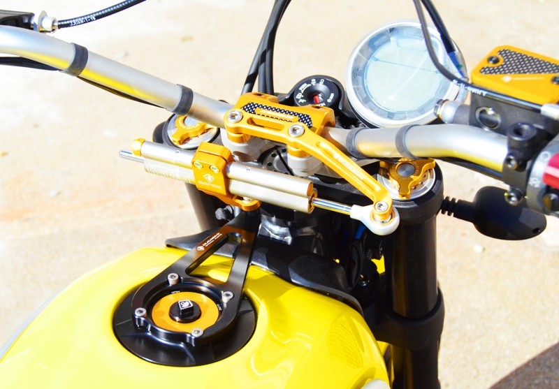 SAS08 - KIT MOUNT STEERING DAMPER SCRAMBLER