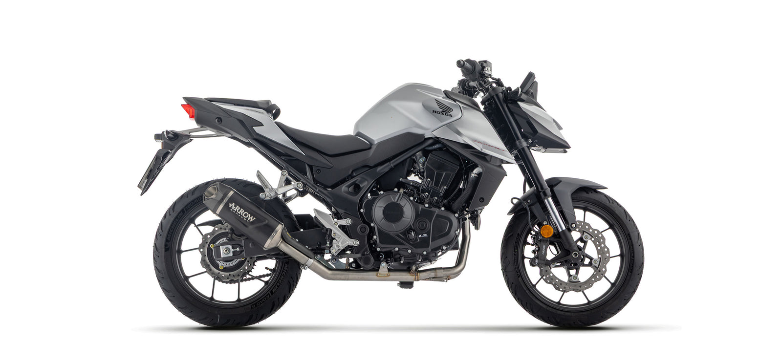 Arrow Full System With Indy Race Evo Aluminium Dark" Slip On With Carbon Fiber End Cap"