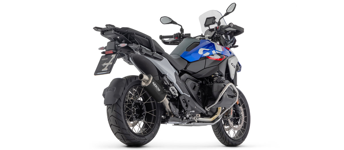 Arrow Indy Race Evo Aluminium Dark" Slip On With Steel End Cap"