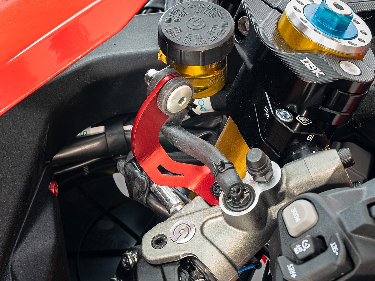STA25 - PANIGALE V2 MY25 RACING BRACKET CLUTCH FLUID RESERVOIR