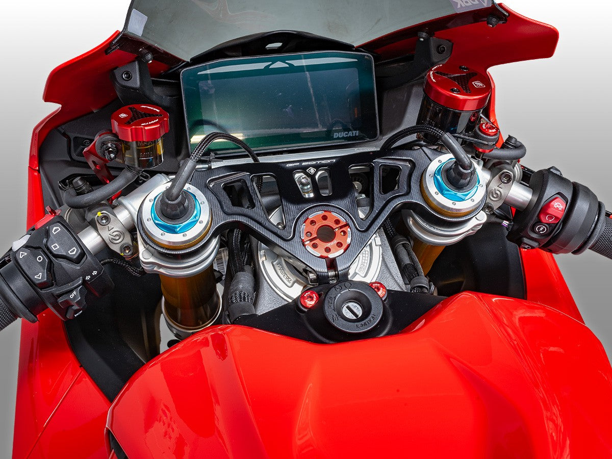 PSS10 -  PANIGALE V4 MY 2025 UPPER STEERING PLATE GP EDITION