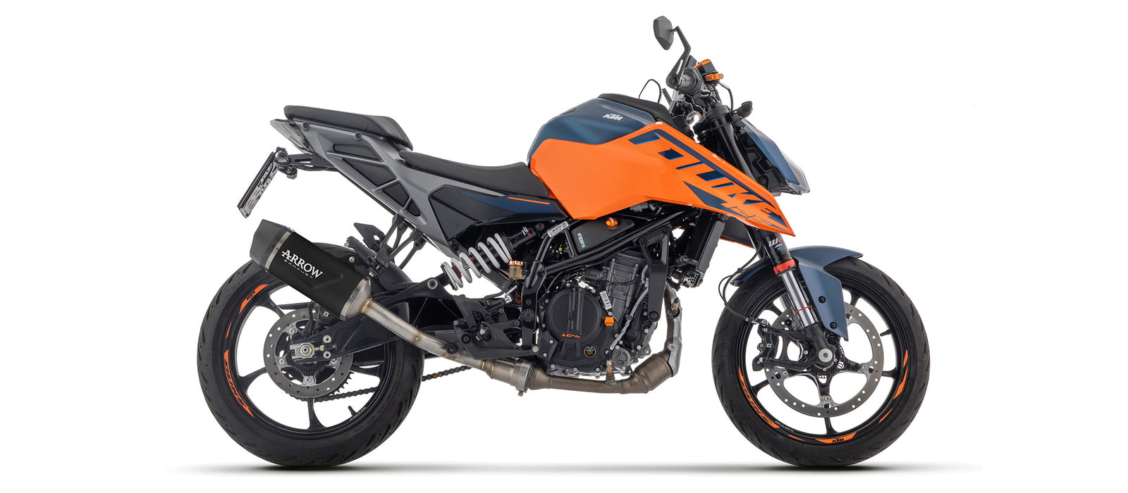 Arrow Indy Race Evo Aluminium Dark" Slip On With Carbon End Cap"