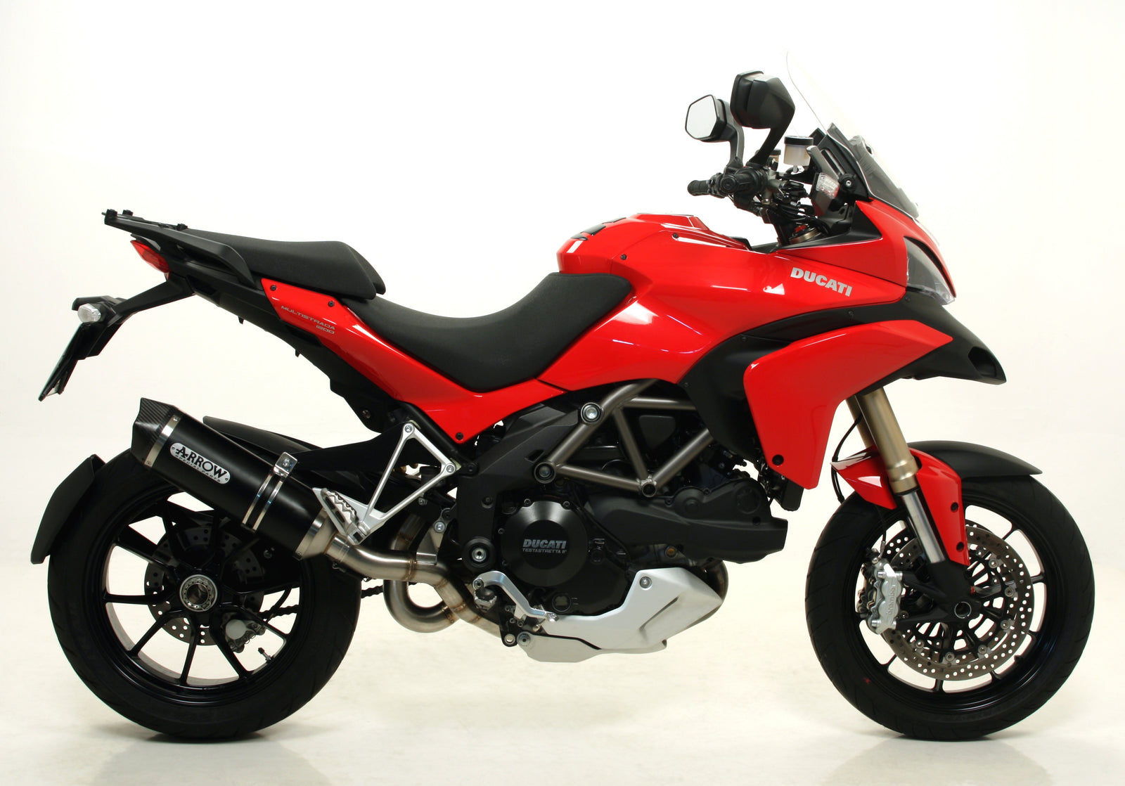 Arrow Race-Tech Aluminium Dark" Slip On With Carbon End Cap"