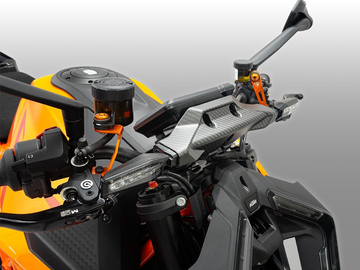 CRB213O KTM 1390 Super Duke Turn Signal Support Cover Matt Carbon