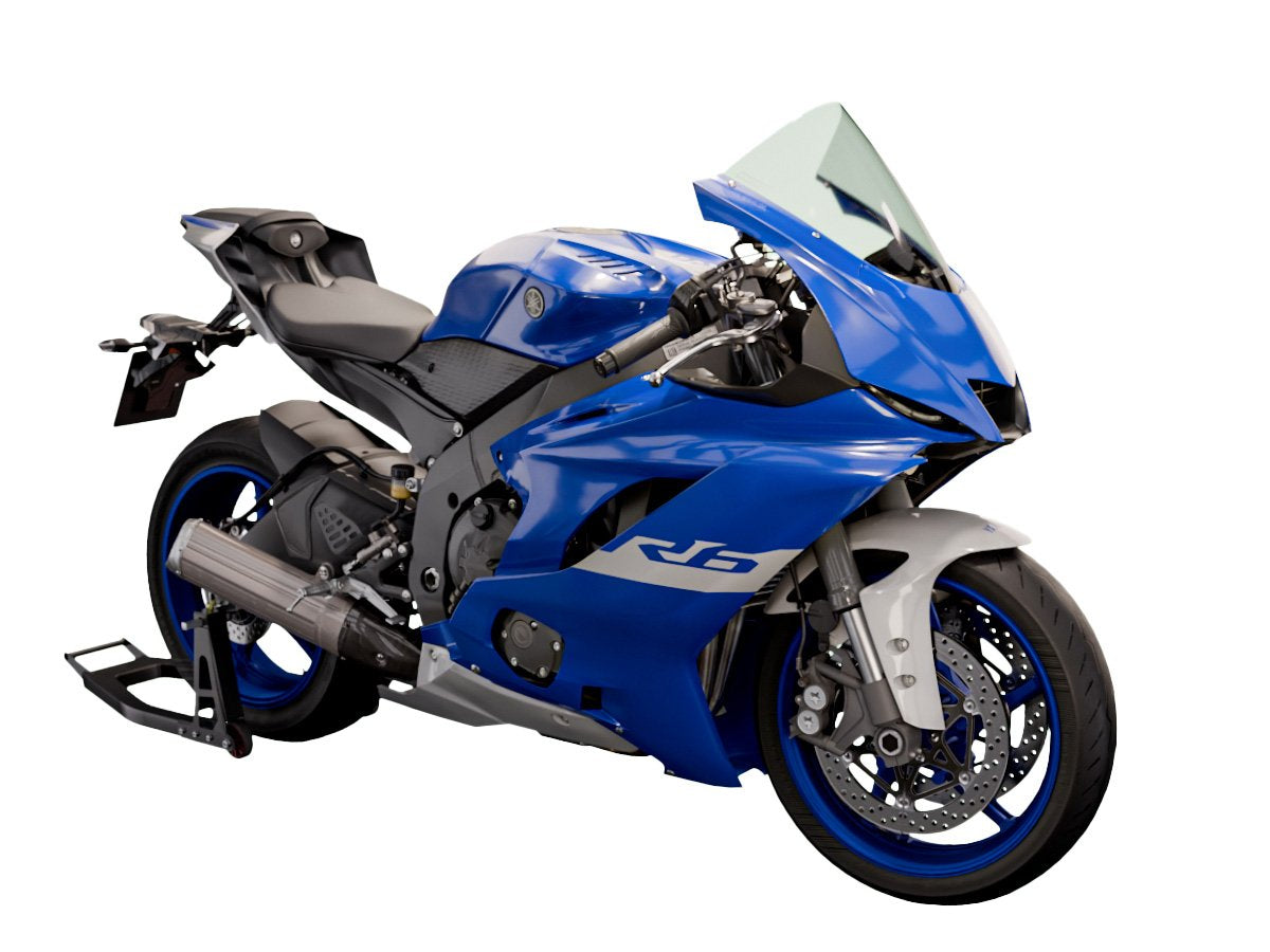 WRS Race High Windscreen Yamaha R6 2017-2026 / R7 2021-2026 - LIGHT SMOKE
