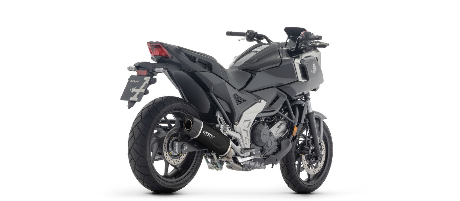 Arrow Indy Race Evo Aluminium Dark" Slip On With Carbon End Cap"