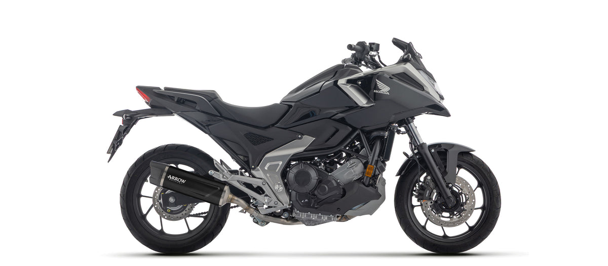 Arrow Indy Race Evo Aluminium Dark" Slip On With Carbon End Cap"