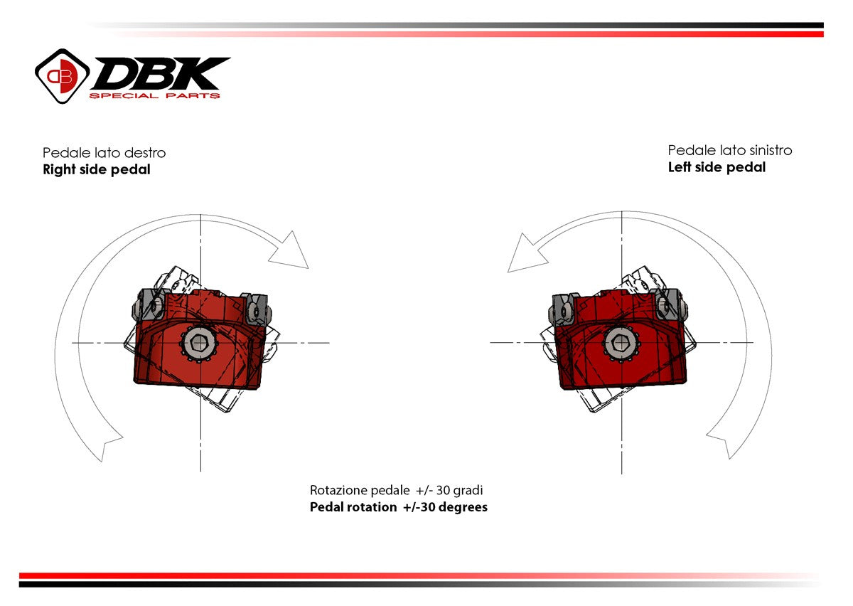PPDV12 DUCATI OFF-ROAD PILOT FOOTPEGS KIT (PIN Ø8mm.)