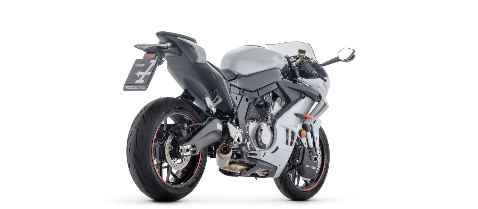 Arrow Full System With Pro-Race Nichrom Slip On