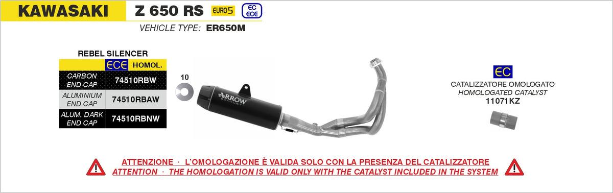 Arrow 11071KZ Catalytic Converter Kit