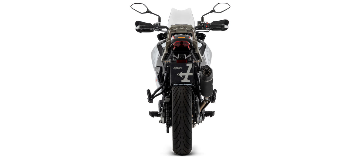 Arrow Full System With Indy Race Evo Aluminium Dark" Slip On"