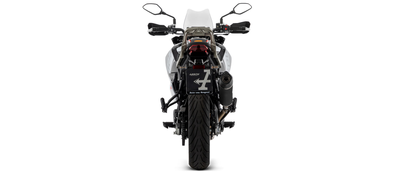 Arrow Full System With Indy Race Evo Aluminium Dark" Slip On"