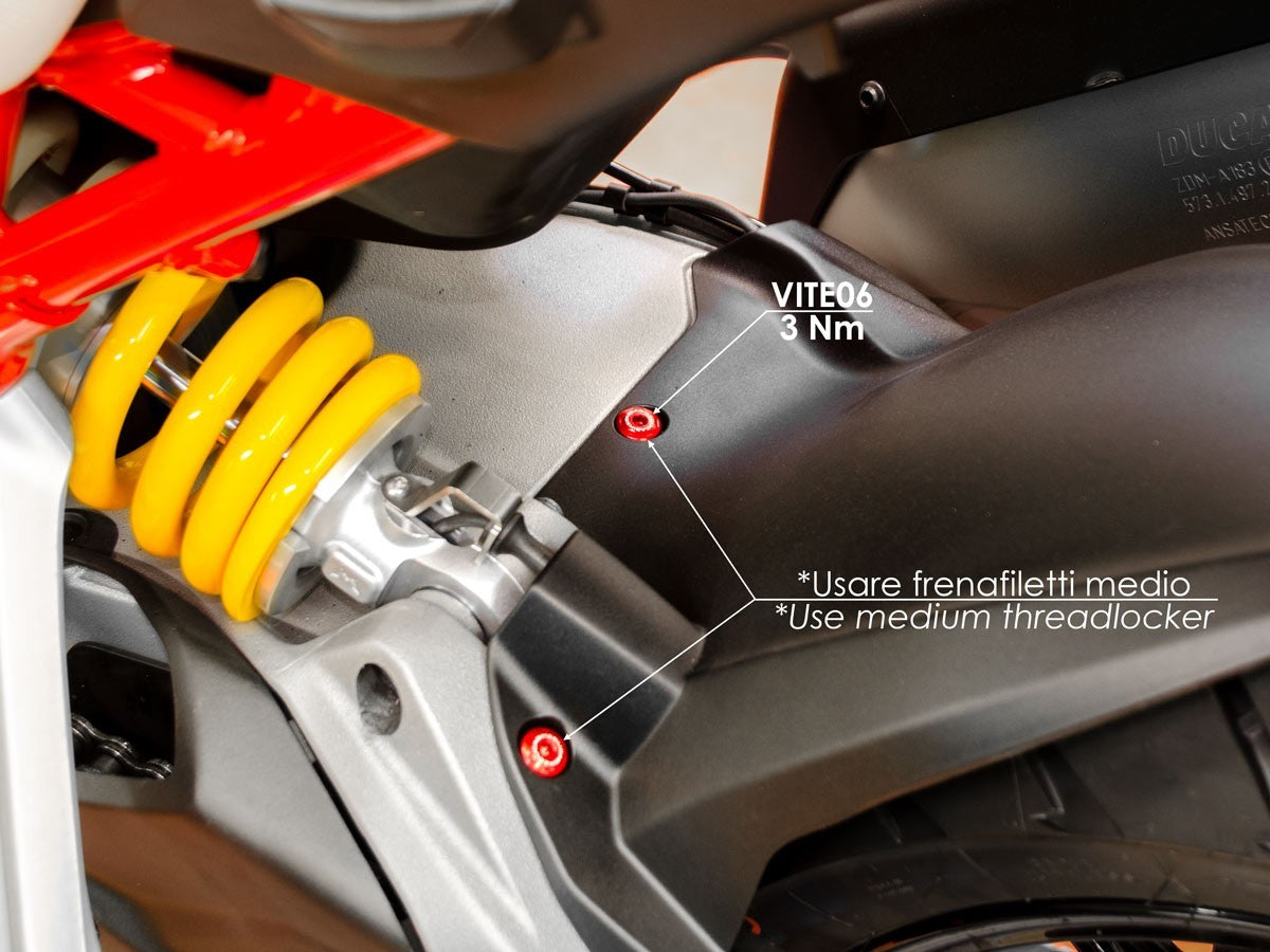 KVT08 - REAR FENDER SCREW KIT