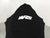 UNIVERSAL BLACK MOTORCYCLE COVER WITH WHITE LOGO