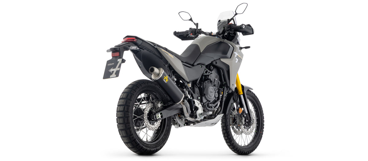 Arrow Full System With Indy Race Aluminium Dark" Slip On"