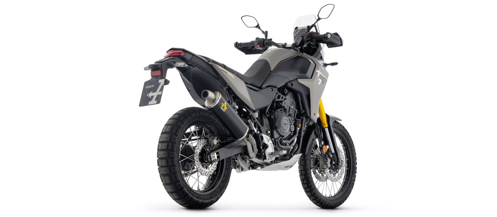Arrow Full System With Indy Race Aluminium Dark" Slip On"