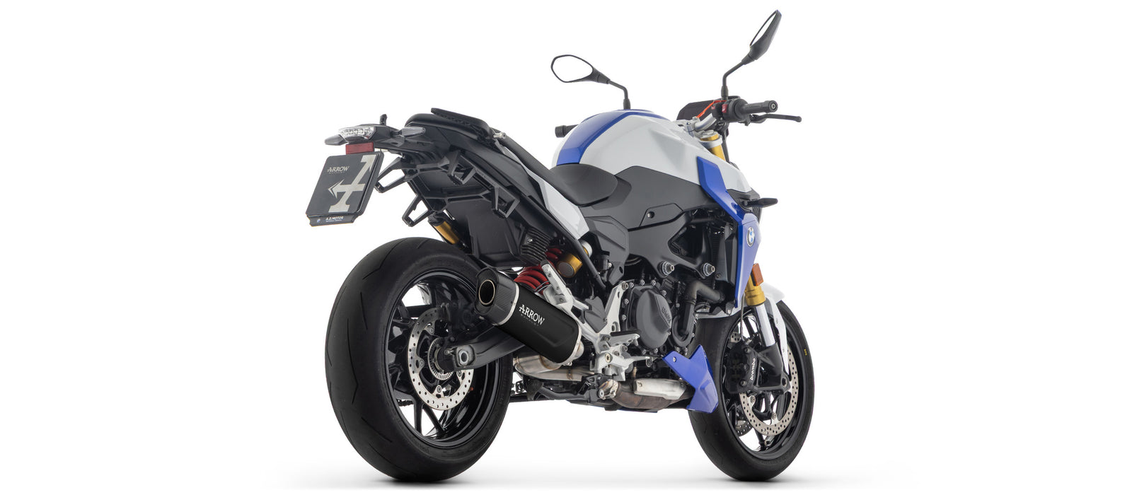 Arrow Indy Race Evo Aluminium Dark" Slip On With Carbon End Cap"