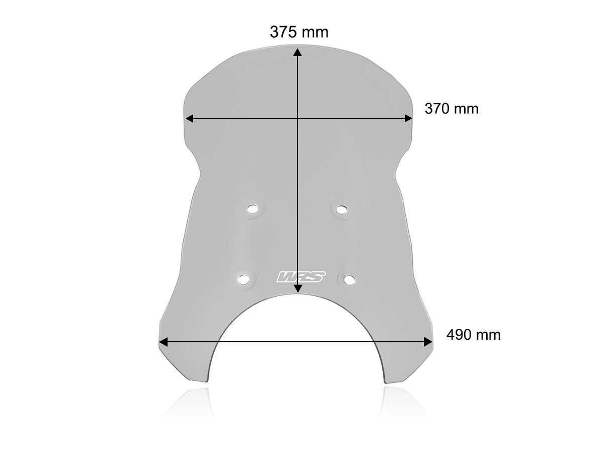 WRS CAPONORD WINDSCREEN ROYAL ENFIELD HIMALAYAN 450 2024-2025