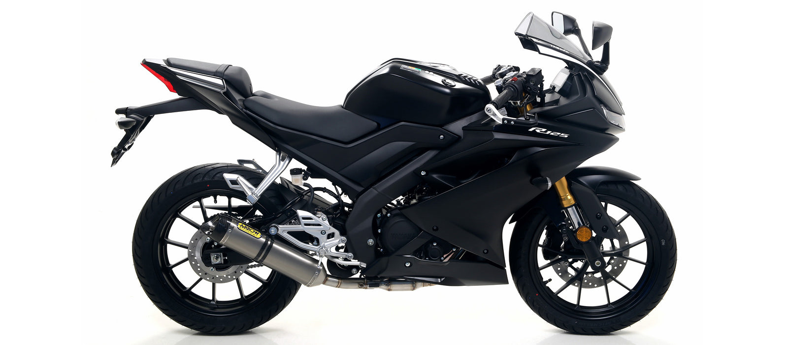 Arrow Thunder Aluminium Dark" Slip On With Carbon End Cap"