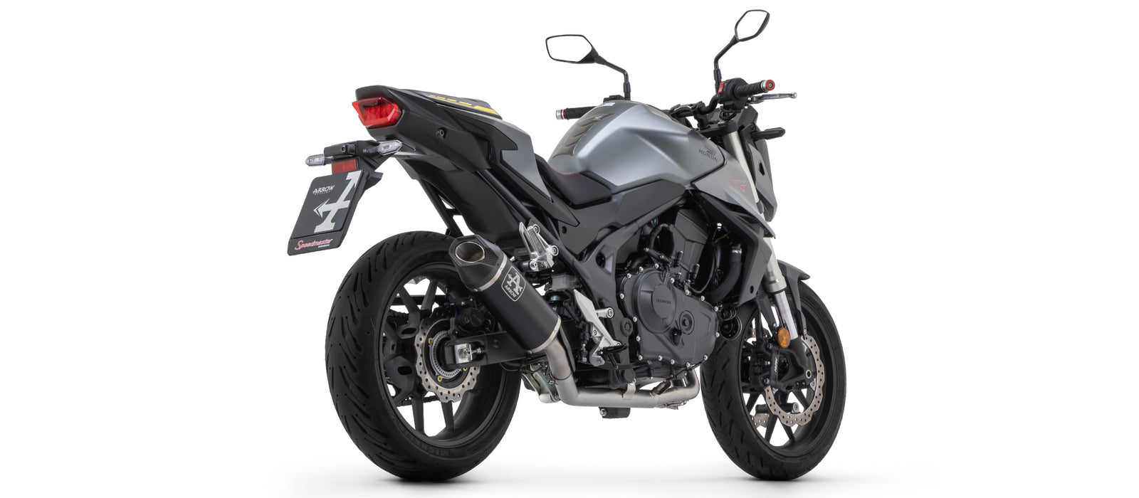Arrow Full System With Indy Race Aluminium Dark" Slip On"