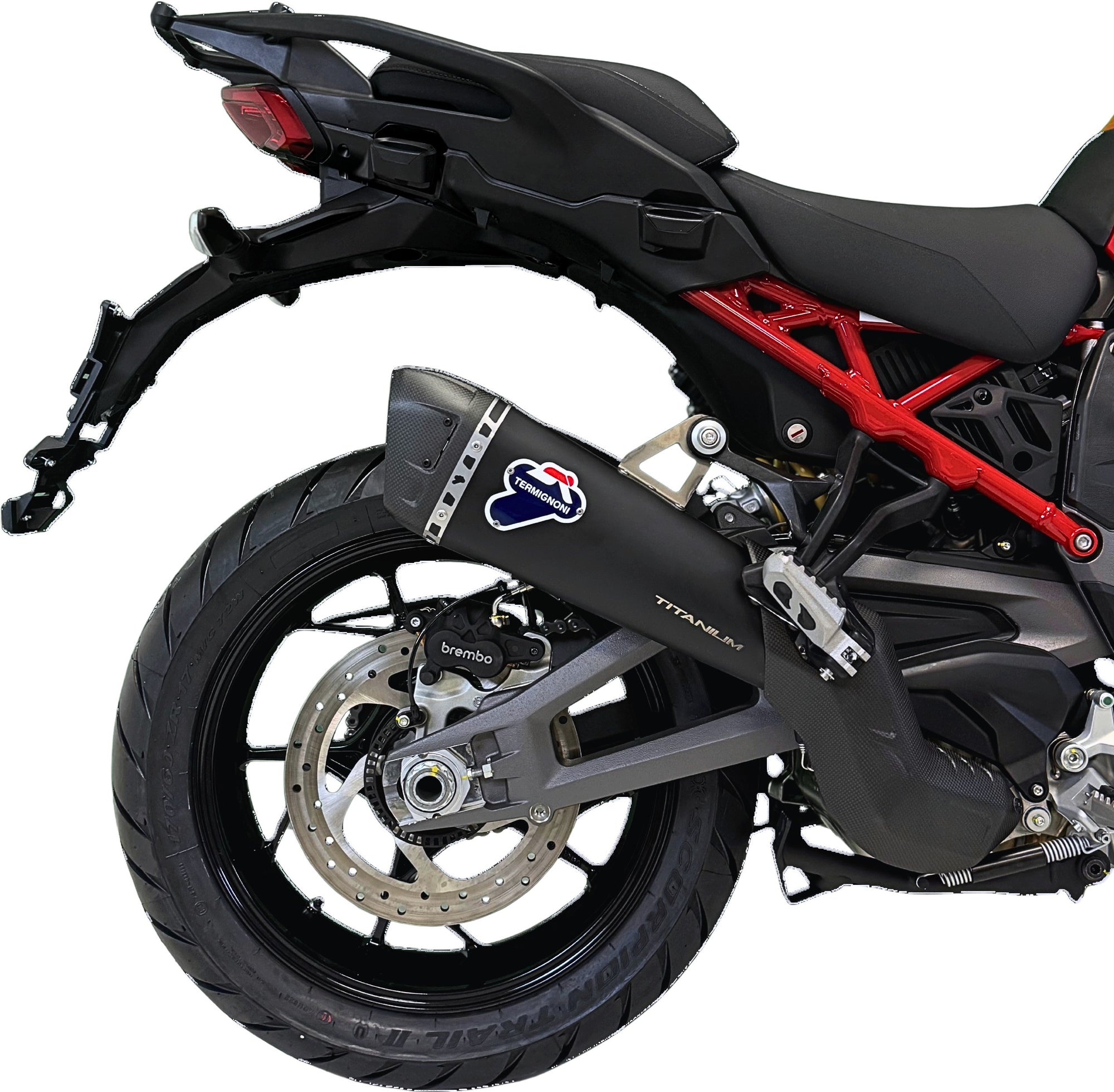 D23308040INC - TERMIGNONI HOMOLOGATED SILENCER BLACK DUCATI MULTISTRADA V4 MY 2025
