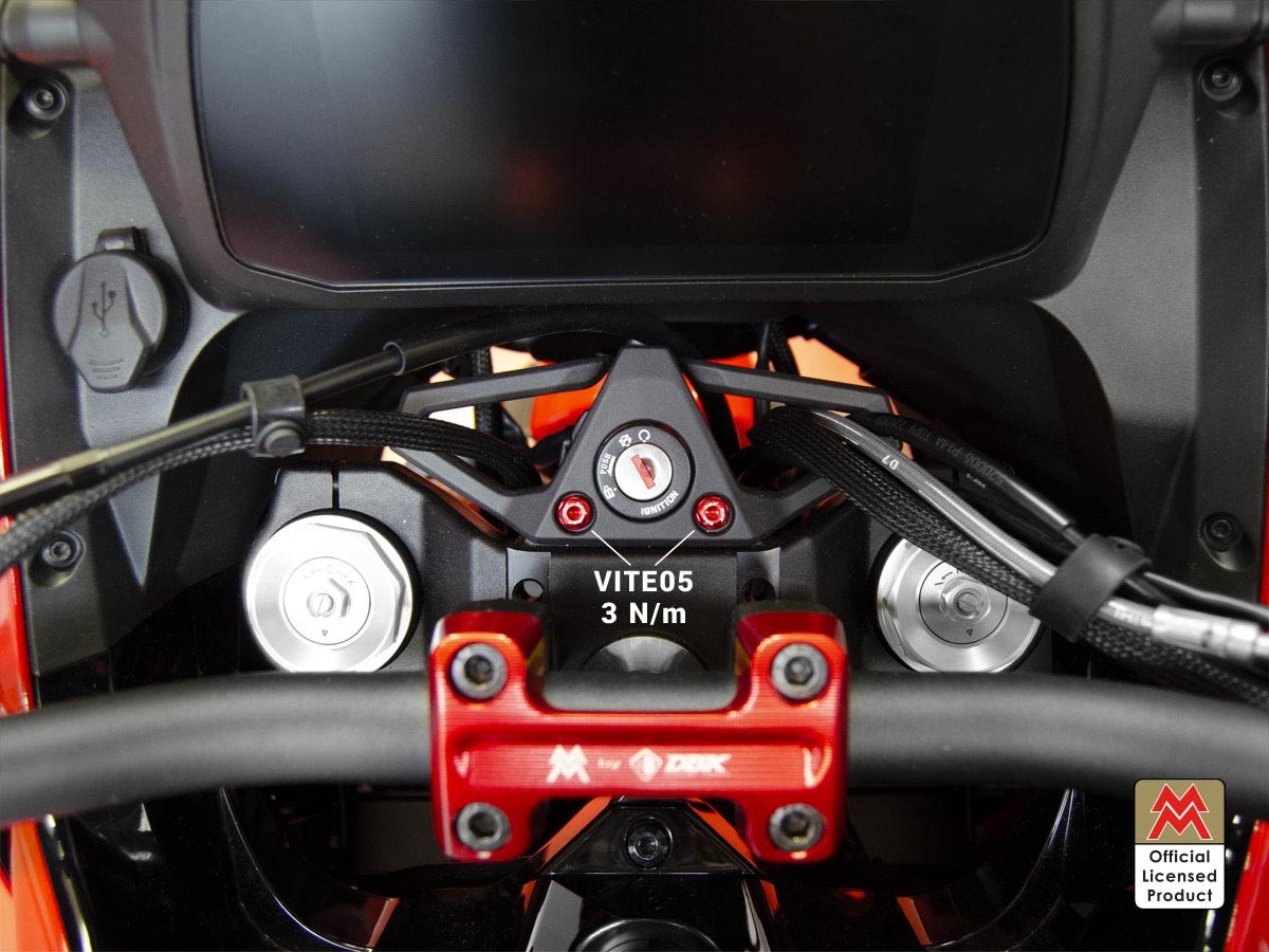 KVT56 - KEY COVER SCREW KIT MOTO MORINI