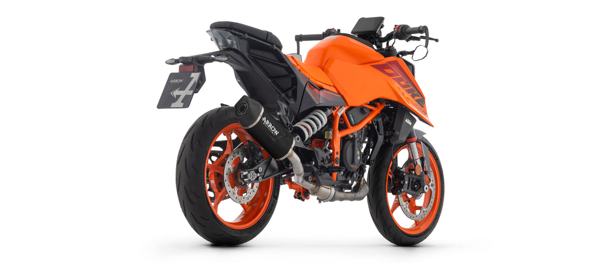 Arrow Indy Race Evo Aluminium Dark" Slip On With Carbon End Cap"