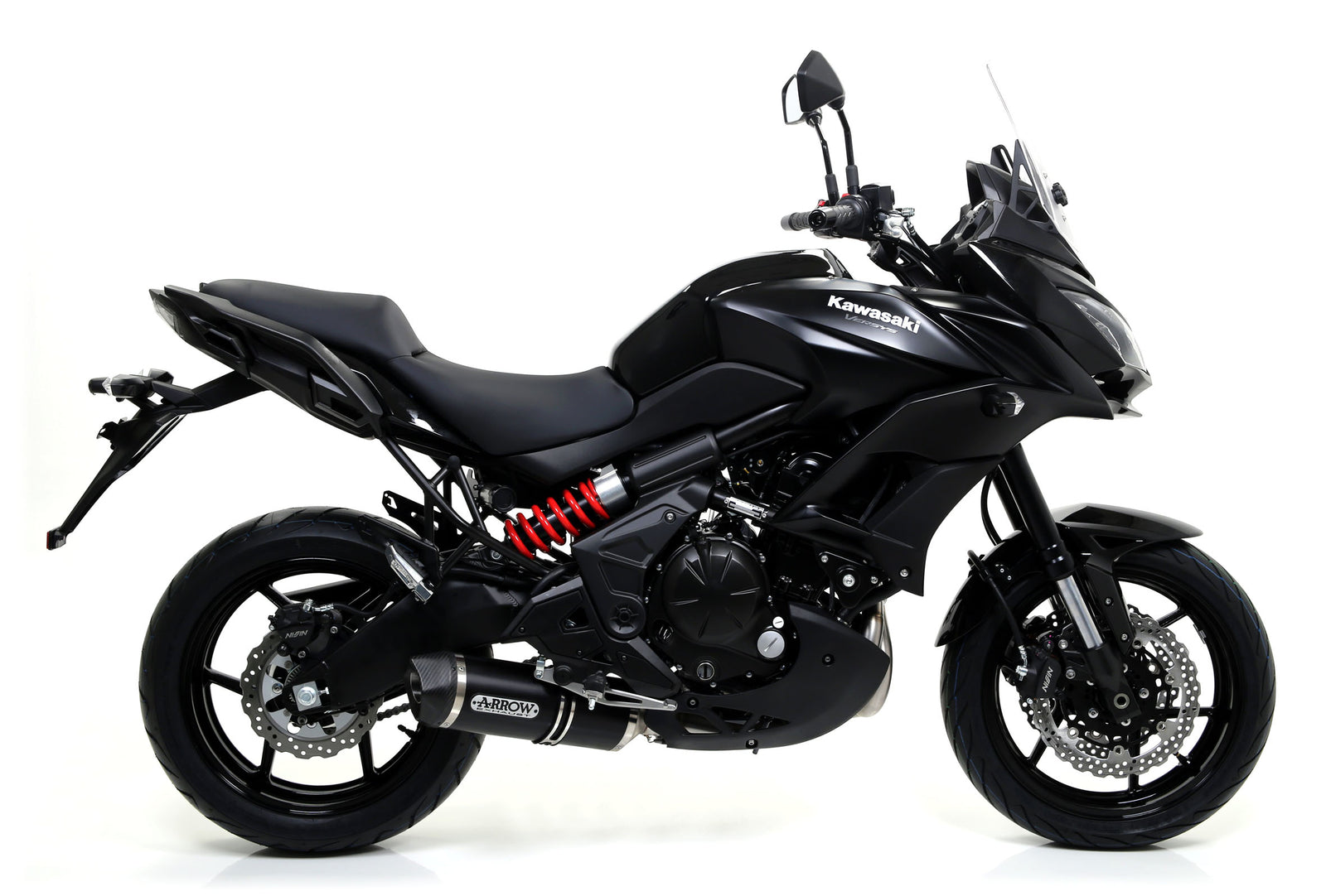 Arrow Race-Tech Aluminium Dark" Slip On With Carbon End Cap"