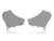 DEF02 - PAIR OF INCREASED SIDE DEFLECTORS BMW R1300 GS