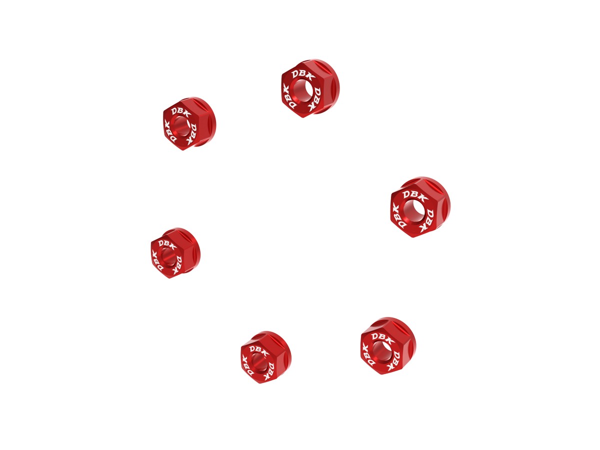 6DSB05  - NUTS SET REAR SPROCKET CARRIER M10x1.25