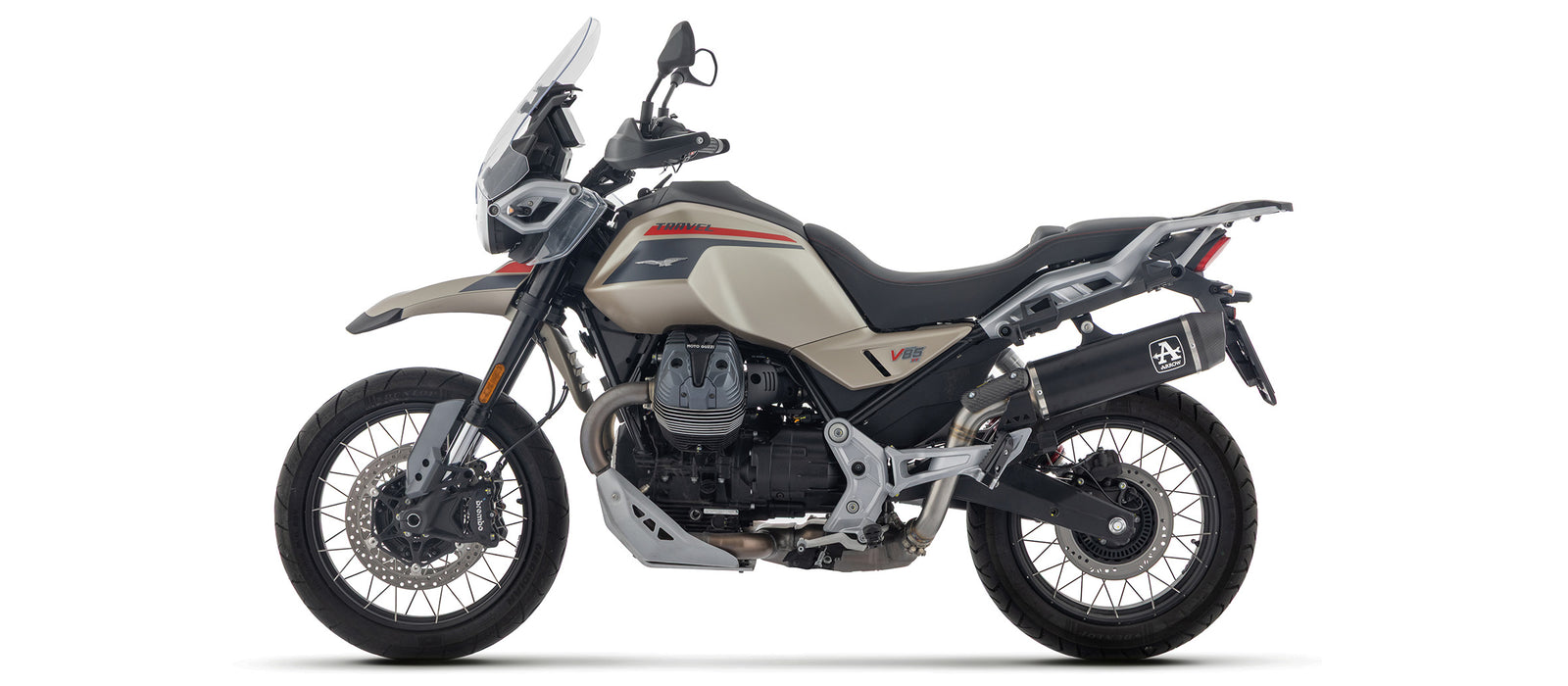 Arrow Indy Race Aluminium Dark" Slip On With Carbon End Cap"