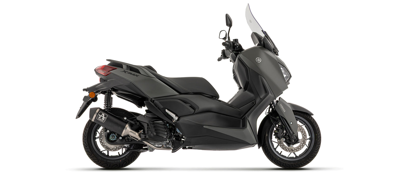 Arrow Full System With Urban Aluminium Dark" Slip On With Steel "Dark" End Cap"
