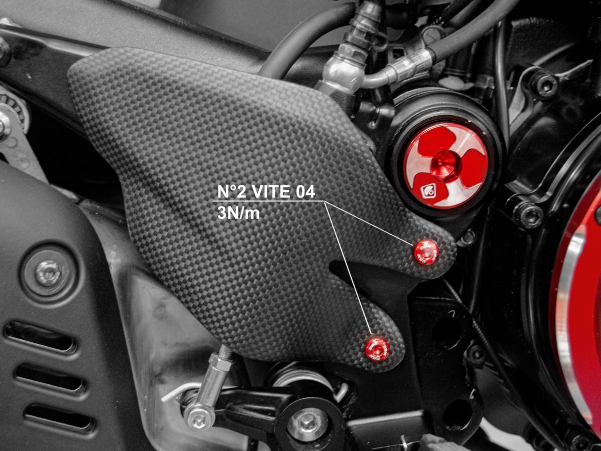 KVT44 - DIAVEL V4 RIGHT HEEL GUARD SCREW KIT