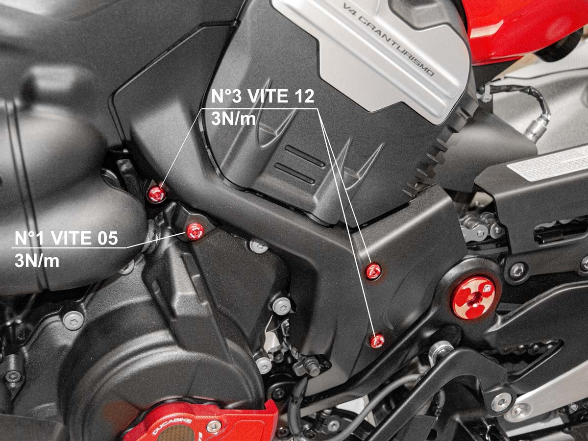 KVT46 - DIAVEL V4 SPROCKET COVER SCREW KIT