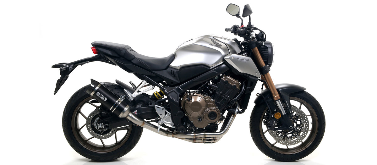 Arrow Thunder Aluminium Dark" Slip On With Carbon End Cap"