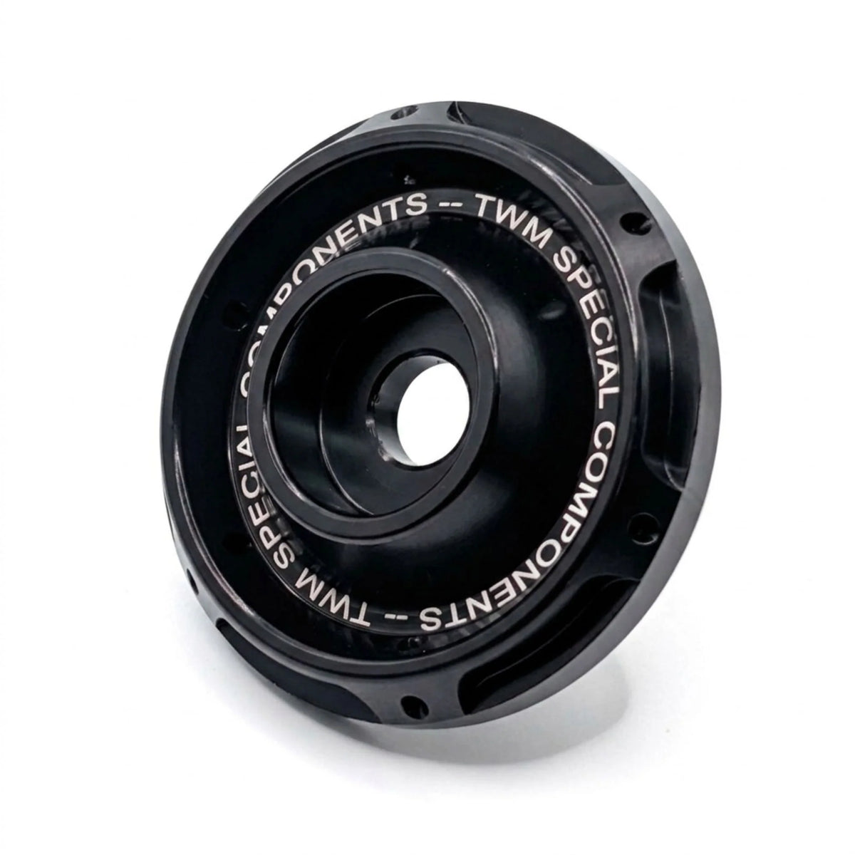 TWM CNC Aluminum Exhaust Bracket Bushing in Black for BMW Motorcycles - FDBMW.01.N