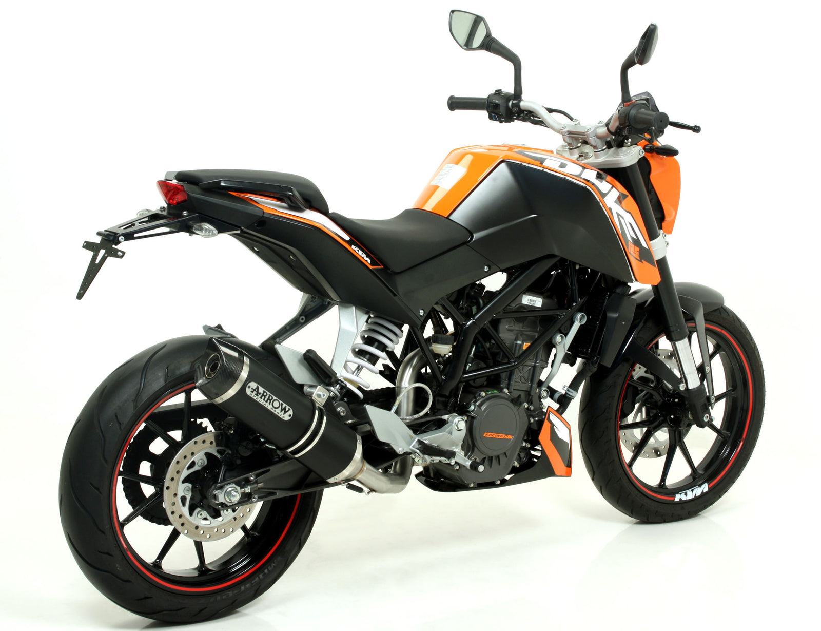 Arrow Street Thunder Aluminium Dark" Slip On With Carbon End Cap"