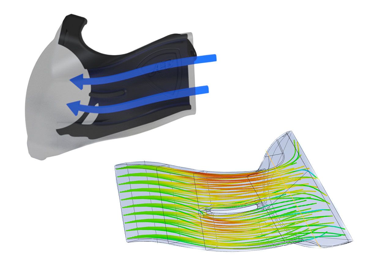 BRAKING SYSTEM COOLING DUCTS PITBIKE FORCELLA MUPO FINO 2019