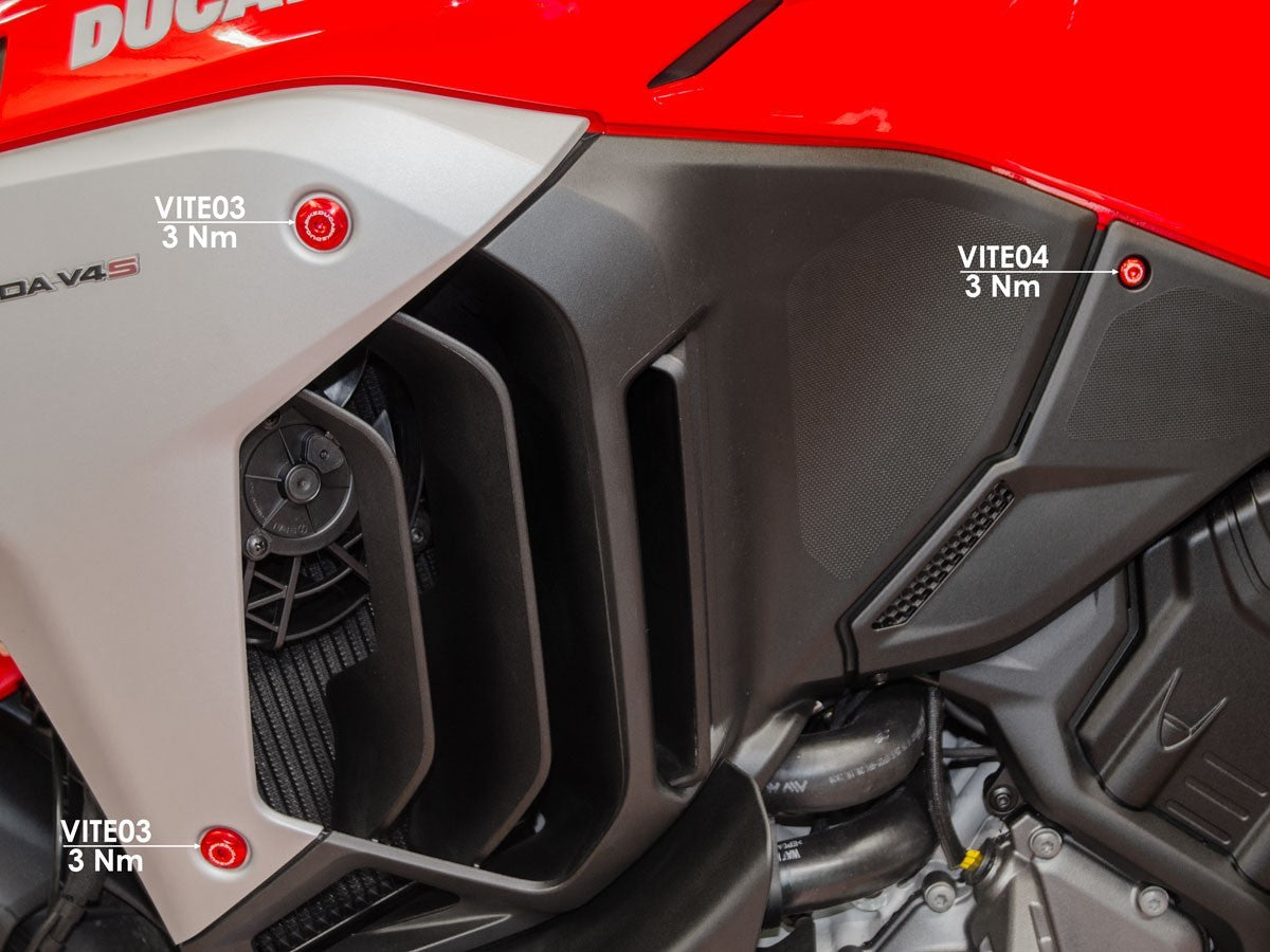 KVT03 - MTSV4 SIDE COVER SCREWS KIT