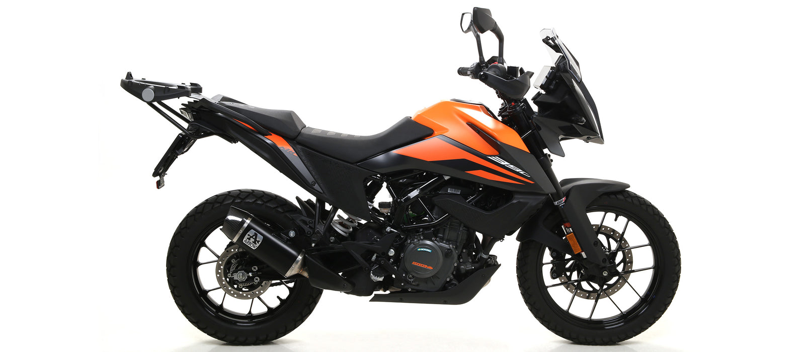 Arrow Indy-Race Aluminium Dark" Slip On With Carbon Fiber End Cap"