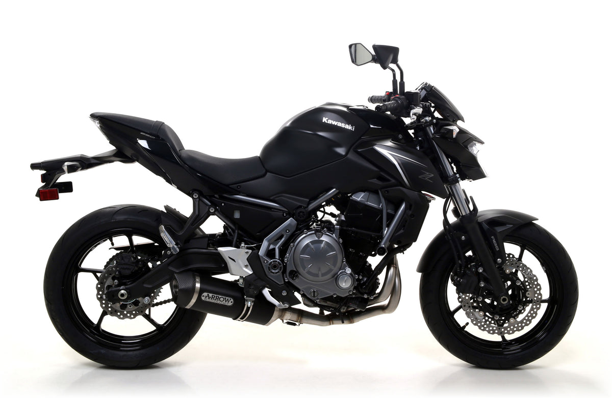 Arrow Race-Tech Aluminium Dark" Slip On With Carbon End Cap"