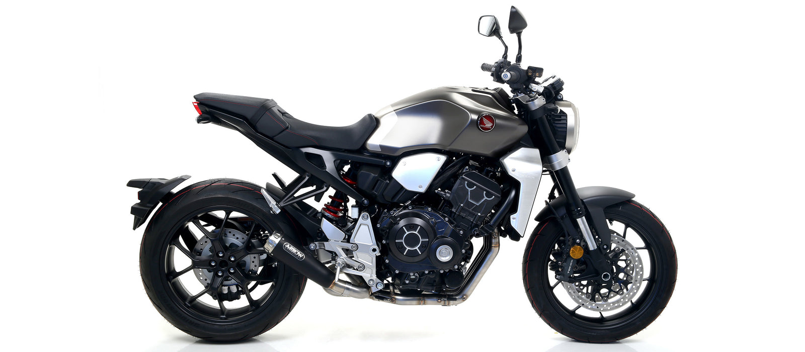 Arrow Full System With Pro-Race Nichrom Dark" Slip On"