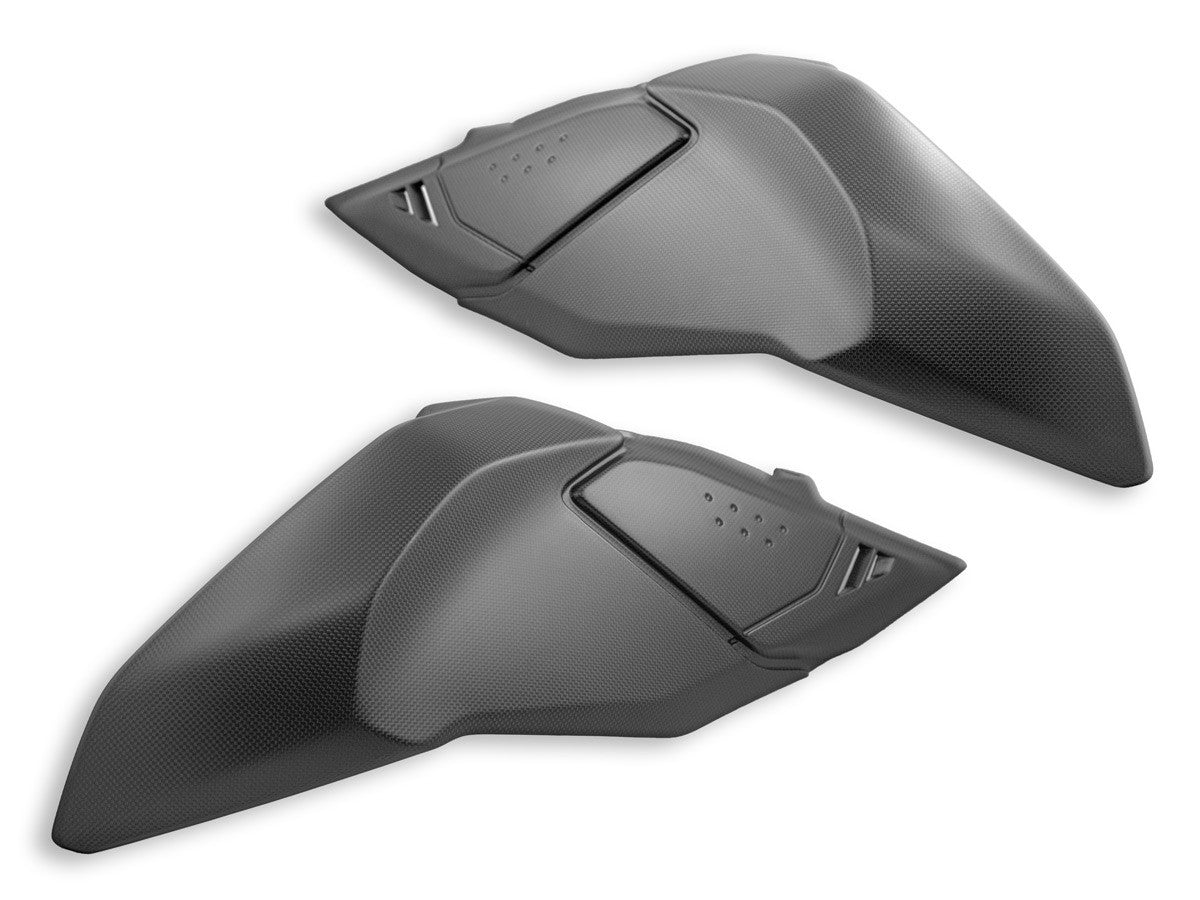 CRB151O HM 698 Mono Matt Carbon Tank Side Covers