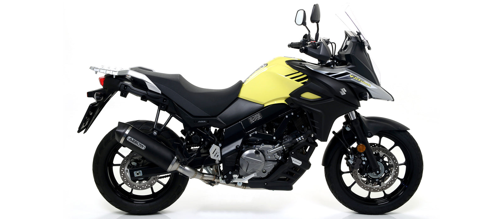 Arrow Race-Tech Aluminium Dark" Slip On With Carbon End Cap"